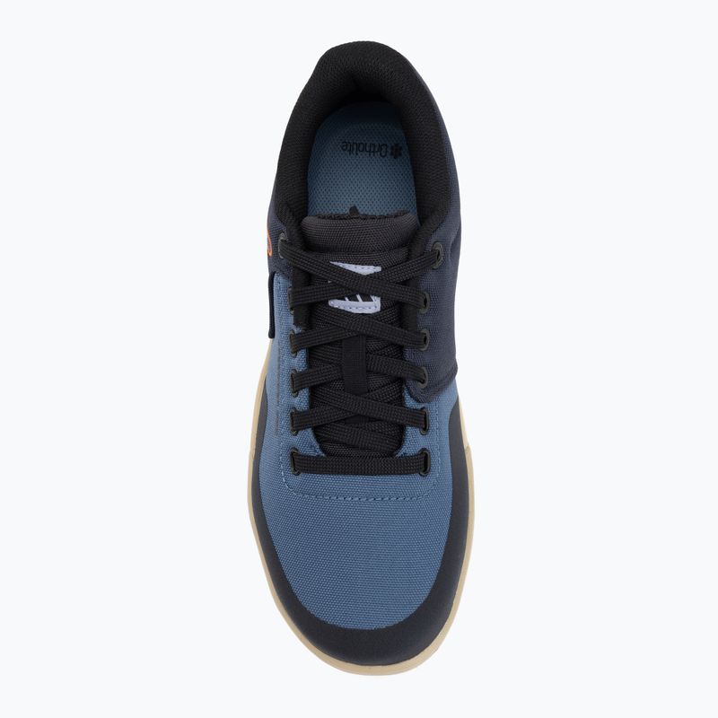 Мъжки обувки с платформа за колоездене adidas FIVE TEN Freerider Pro Canvas wonder steel/legend ink 5