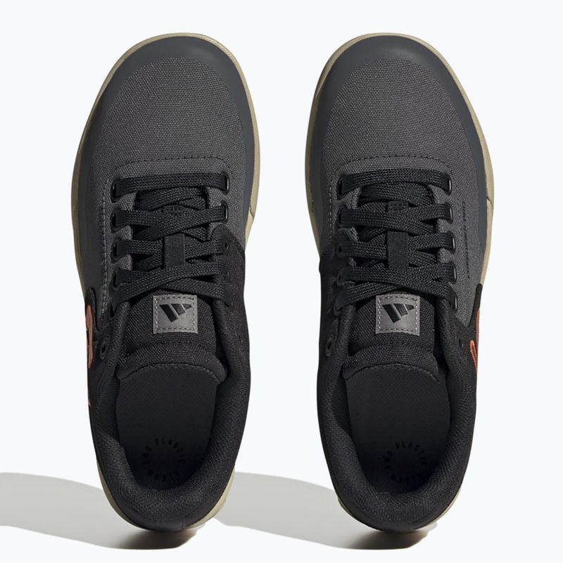 Дамски обувки за колоездене на платформа adidas FIVE TEN Freerider Pro Canvas W grey six/grey four/impact orange 10