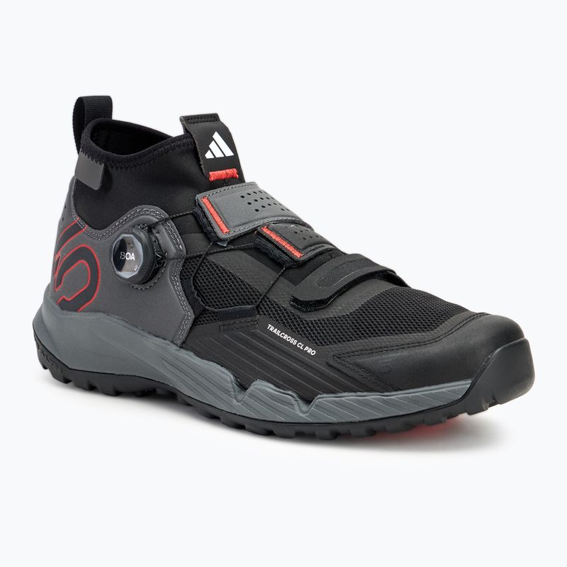 Мъжки обувки за MTB колоездене adidas FIVE TEN Trailcross Pro Clip-In grey five / core black / red