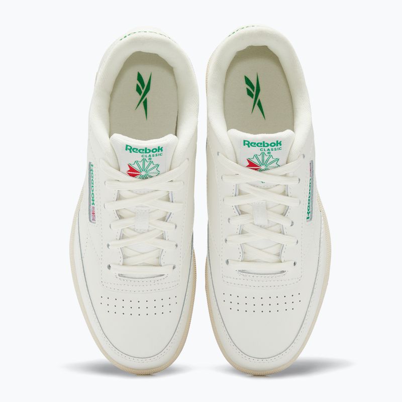Детски обувки Reebok Club C chalk/chalk/glegrn 5