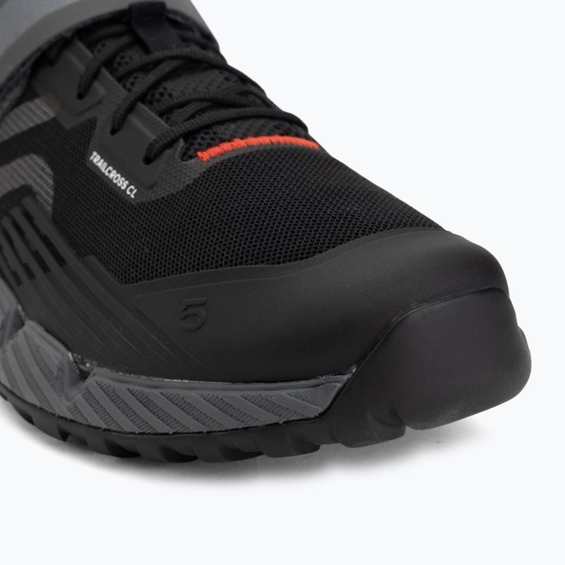 Мъжки велосипедни обувки MTB adidas FIVE TEN Trailcross Clip In core black/grey three/red 7