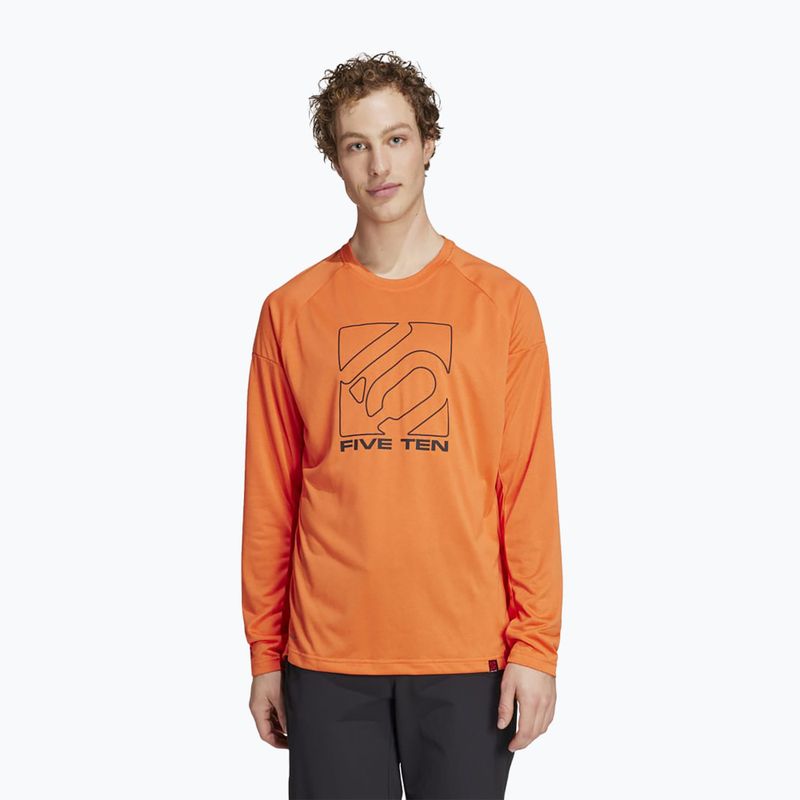 Тениска за колоездене adidas FIVE TEN Long Sleeve Jersey semi impact orange 3