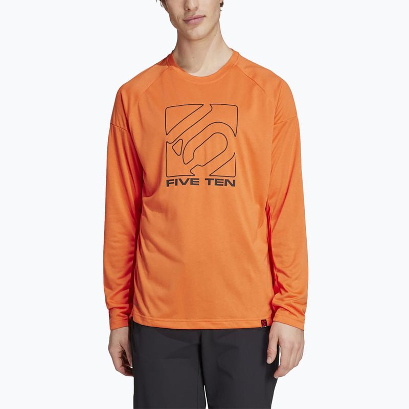 Тениска за колоездене adidas FIVE TEN Long Sleeve Jersey semi impact orange 4