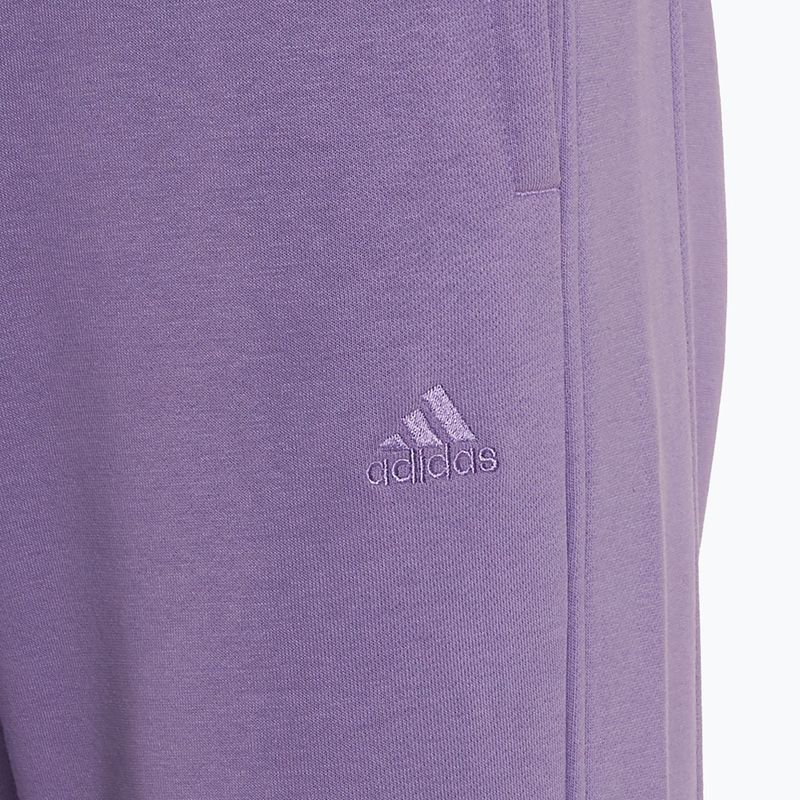 Дамски панталони adidas All SZN Fleece violet fusion 3