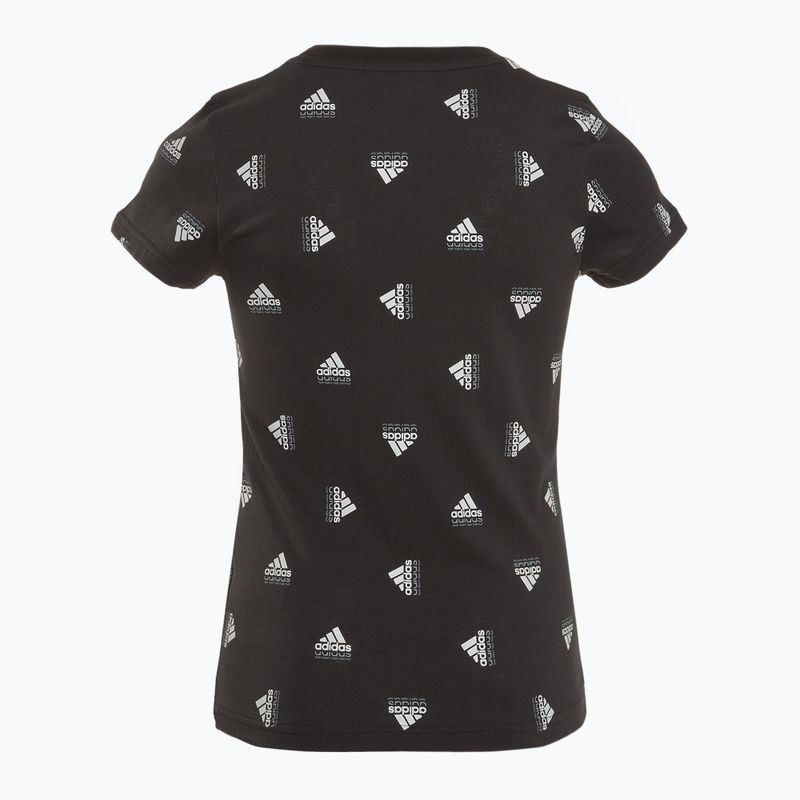 Детска тениска adidas Brand Love black/white 2