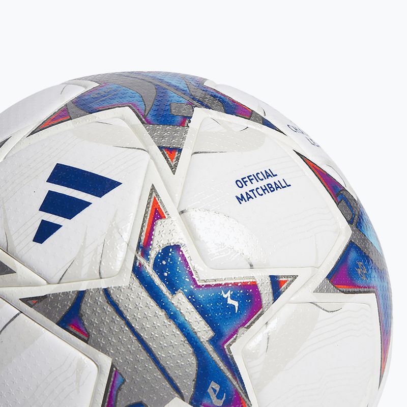 adidas UCL PRO 23/24 футбол бяло/сребърен металик/ярко синьо/кралско синьо размер 5 4