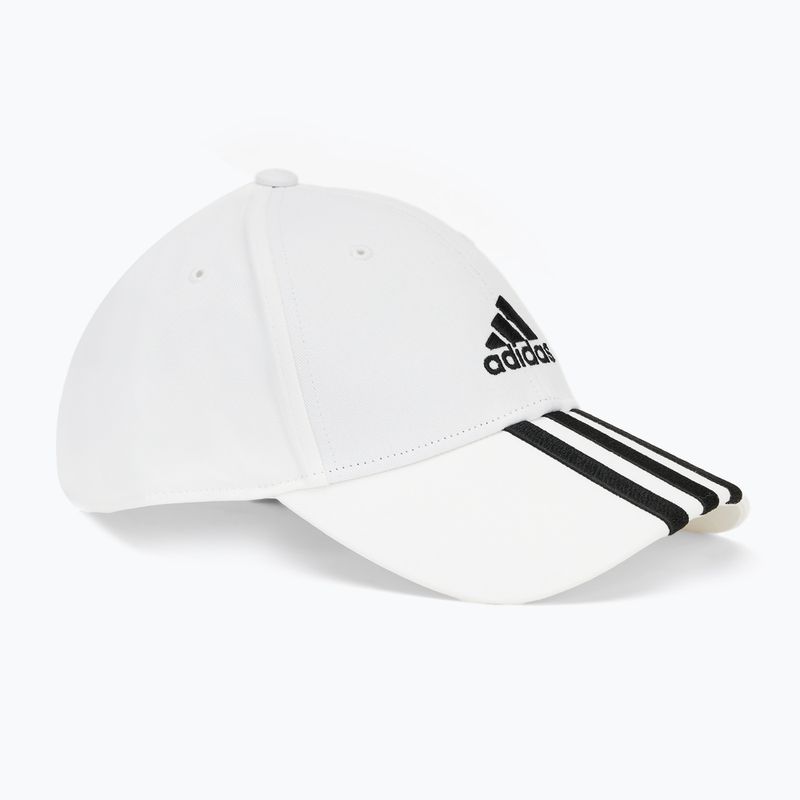 Бейзболна шапка adidas Baseball 3-Stripes Cotton Twill white/ black