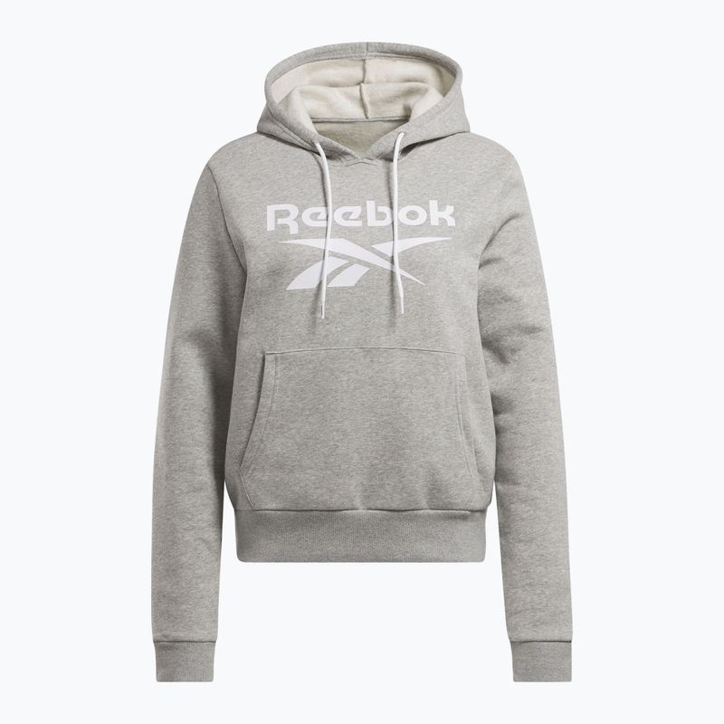 Дамски суитшърт Reebok Identity Big Logo Fleece Crew medium grey heather 3