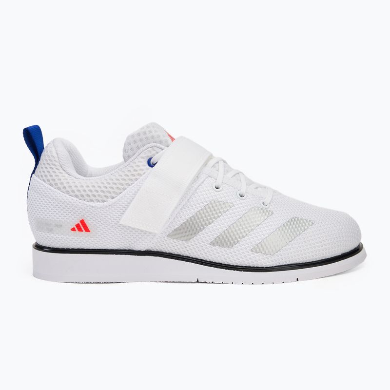 Мъжки обувки за вдигане на тежести adidas Powerlift 5 cloud white/ core black/ grey two 2