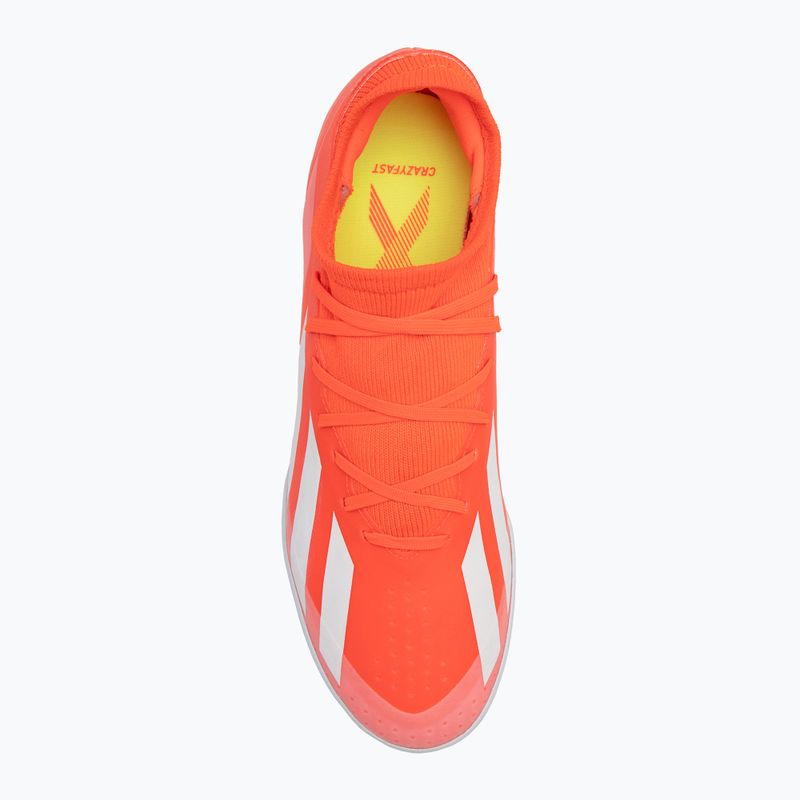 Мъжки футболни обувки adidas X Crazyfast League TF solar red/cloud white/team solar yellow 4