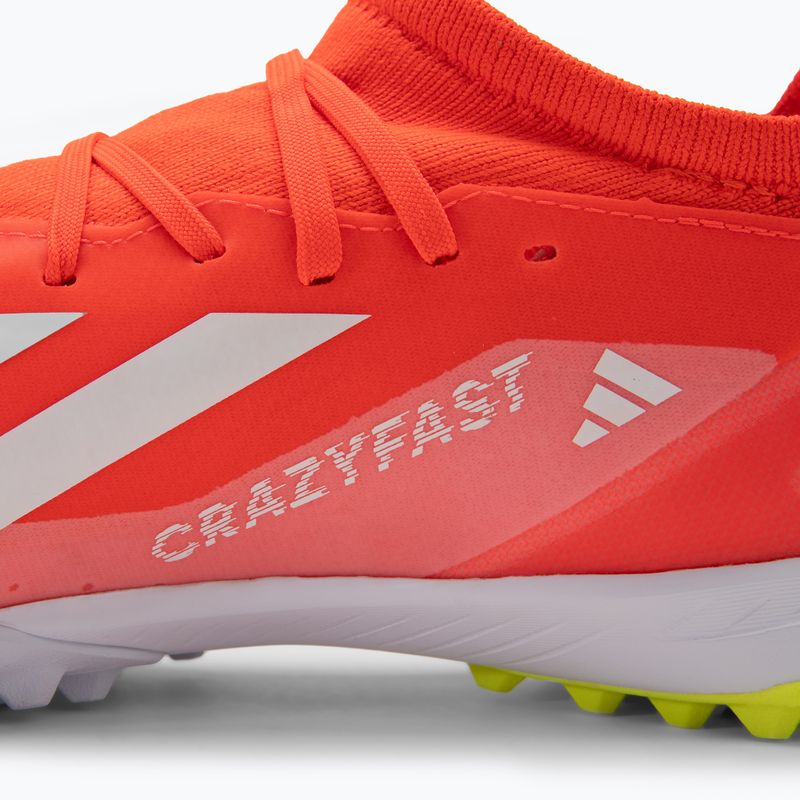 Мъжки футболни обувки adidas X Crazyfast League TF solar red/cloud white/team solar yellow 8