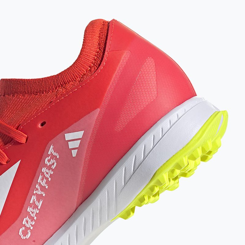 Мъжки футболни обувки adidas X Crazyfast League TF solar red/cloud white/team solar yellow 10