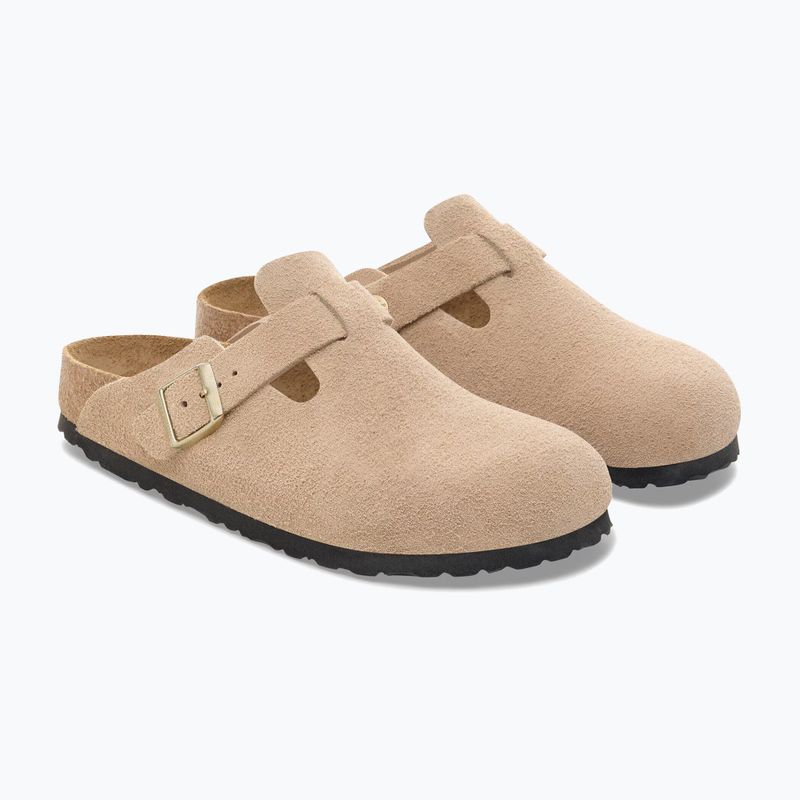 Чехли BIRKENSTOCK Boston Suede Leather sandcastle 3
