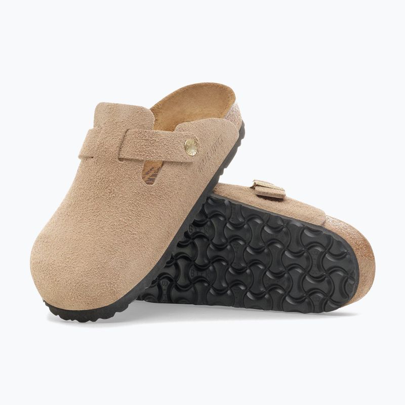 Чехли BIRKENSTOCK Boston Suede Leather sandcastle 5