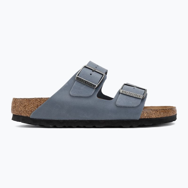 Чехли BIRKENSTOCK Arizona Soft Footbed Oiled Leather Narrow elemental blue 2