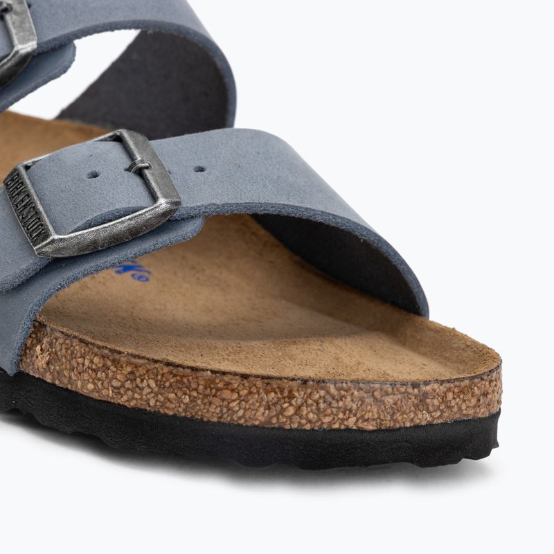Чехли BIRKENSTOCK Arizona Soft Footbed Oiled Leather Narrow elemental blue 7