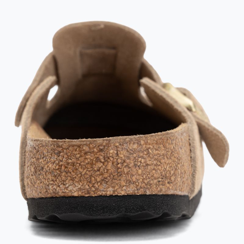 Чехли BIRKENSTOCK Boston Suede Leather sandcastle 6