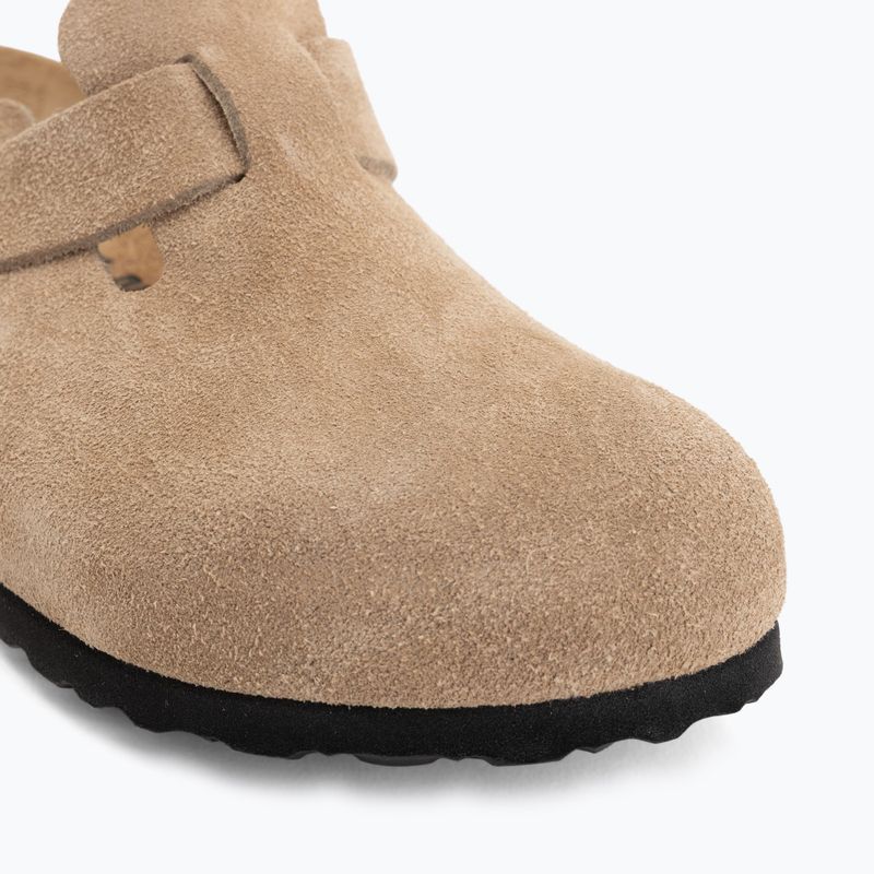 Чехли BIRKENSTOCK Boston Suede Leather sandcastle 7