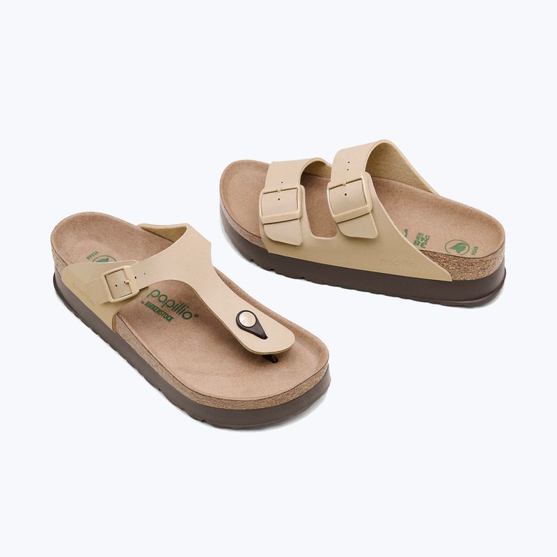 Чехли BIRKENSTOCK Arizona Flex Platform Birko-Flor sandcastle 5