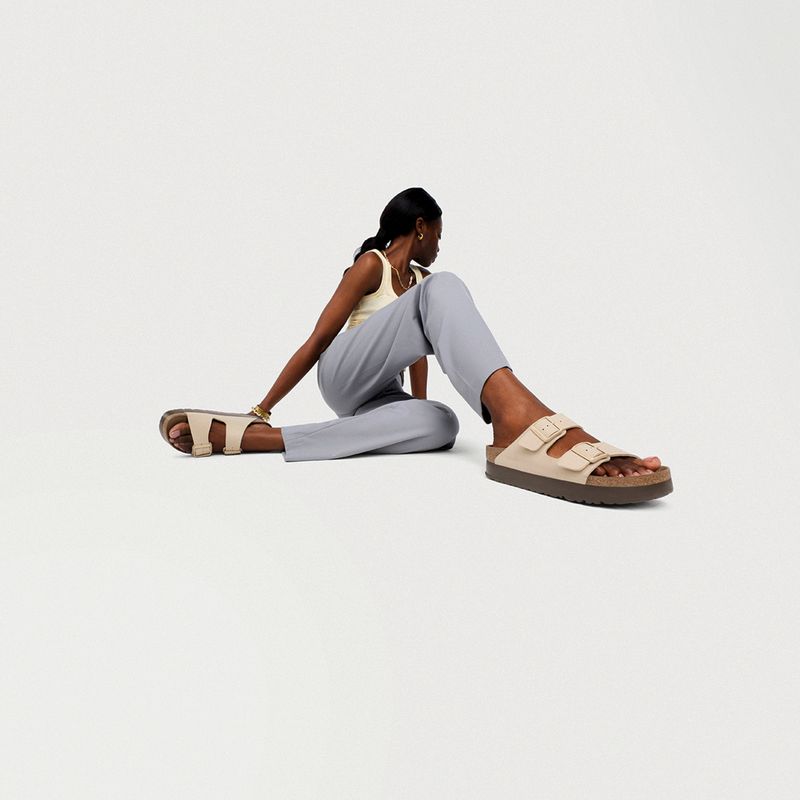 Чехли BIRKENSTOCK Arizona Flex Platform Birko-Flor sandcastle 6