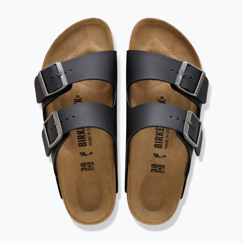 Чехли BIRKENSTOCK Arizona Birko-Flor black/light gray 3