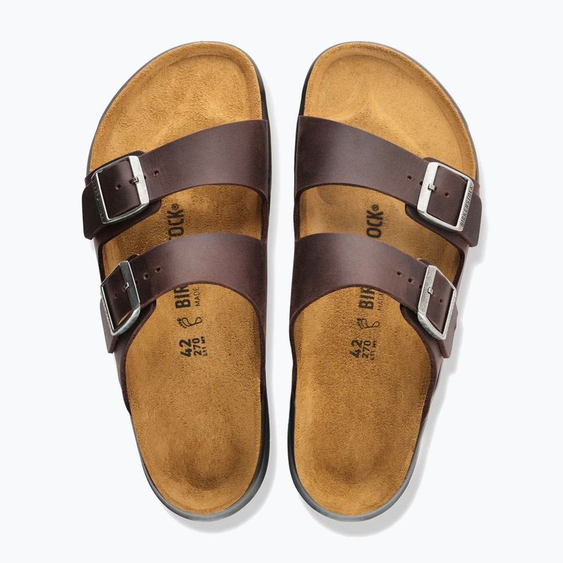 Мъжки чехли BIRKENSTOCK Arizona Crosstown Oiled Leather Regular habana/black 4