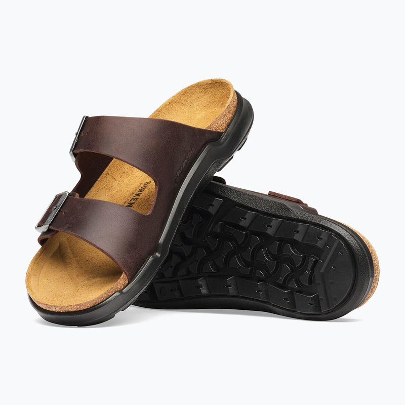 Мъжки чехли BIRKENSTOCK Arizona Crosstown Oiled Leather Regular habana/black 5