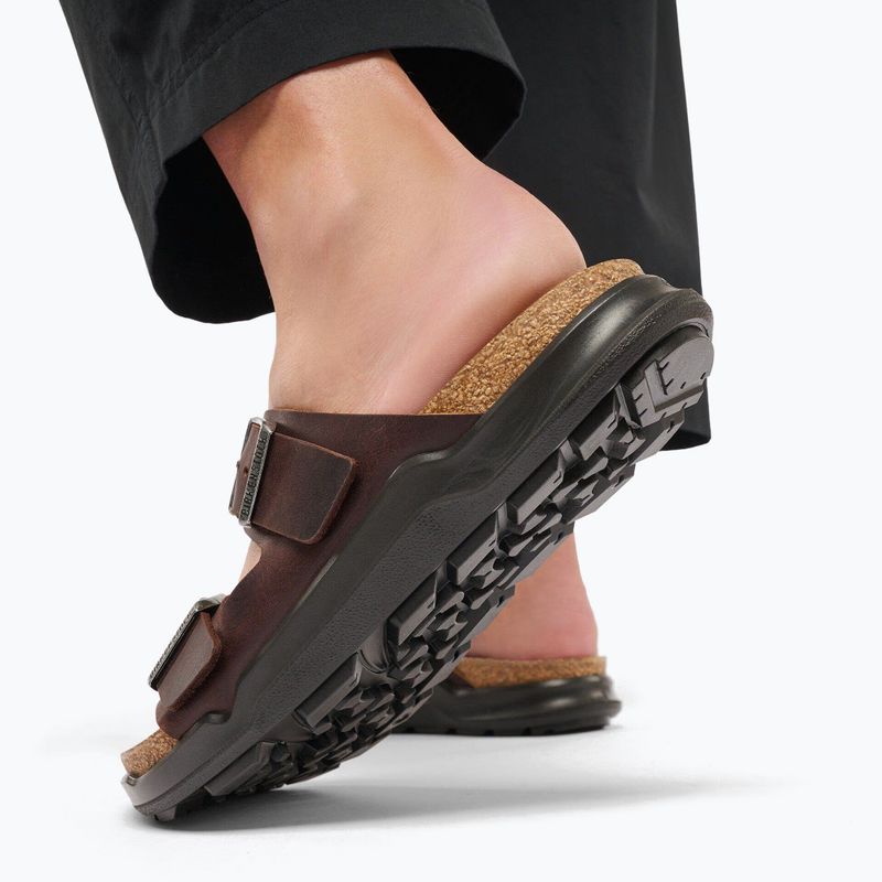 Мъжки чехли BIRKENSTOCK Arizona Crosstown Oiled Leather Regular habana/black 9
