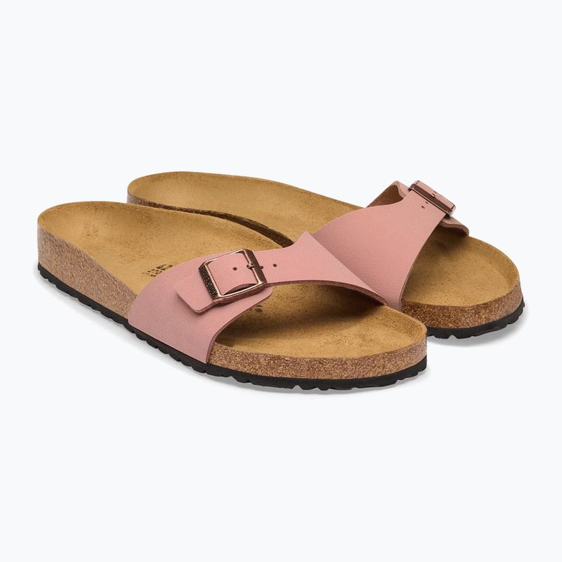 Дамски чехли BIRKENSTOCK Madrid Birkibuc Narrow розова глина 3