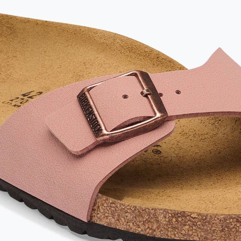 Дамски чехли BIRKENSTOCK Madrid Birkibuc Narrow розова глина 6