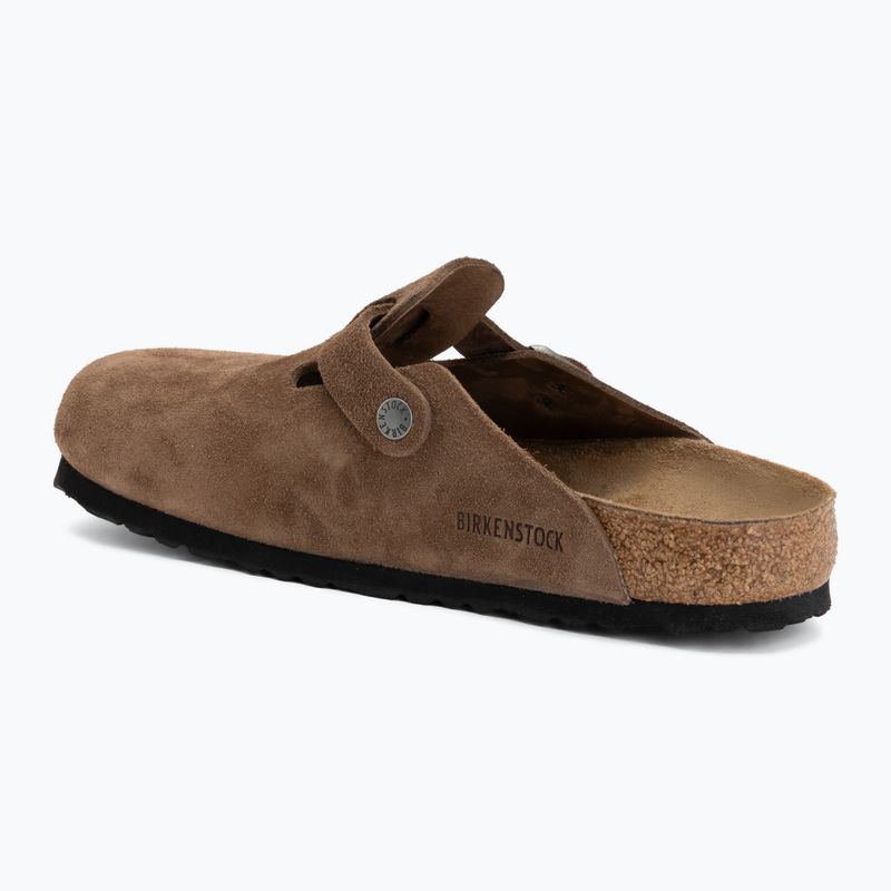 Чехли BIRKENSTOCK Boston Suede Leather dark tea 3