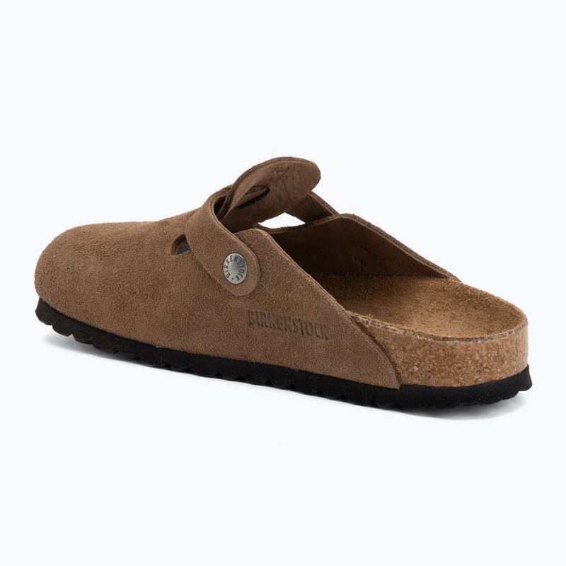 Чехли BIRKENSTOCK Boston Suede Leather dark tea 3