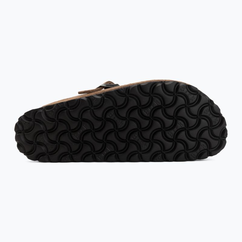Чехли BIRKENSTOCK Boston Suede Leather dark tea 4
