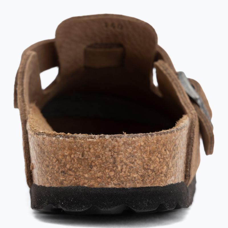 Чехли BIRKENSTOCK Boston Suede Leather dark tea 6
