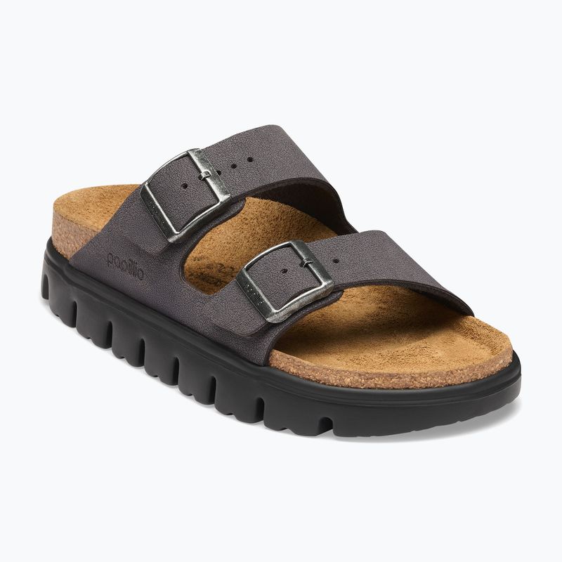 Klapki BIRKENSTOCK x Papillio Arizona Chunky Birkibuc Narrow velvet gray