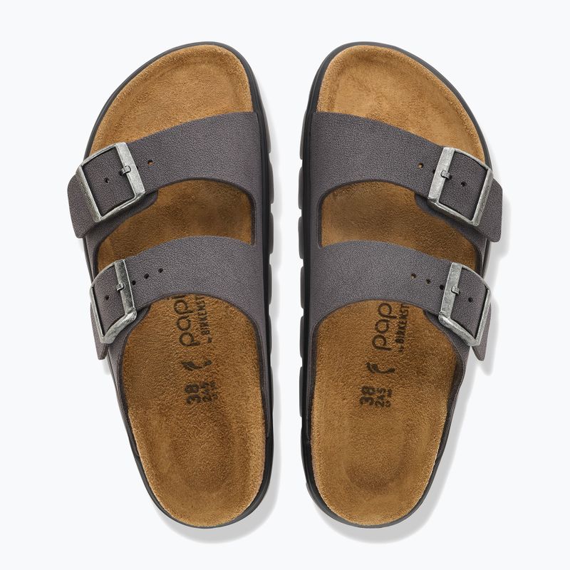 Klapki BIRKENSTOCK x Papillio Arizona Chunky Birkibuc Narrow velvet gray 3