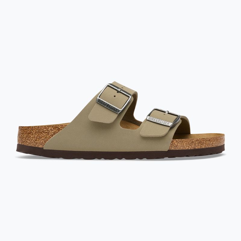 Чехли BIRKENSTOCK Arizona Birko-Flor faded khaki/dark brown os 2