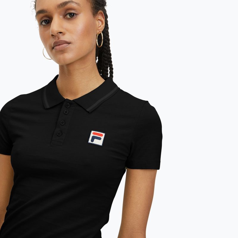 Дамска поло тениска FILA Leuben black 4