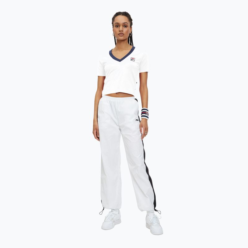 Дамска тениска FILA Ludhiana bright white 2