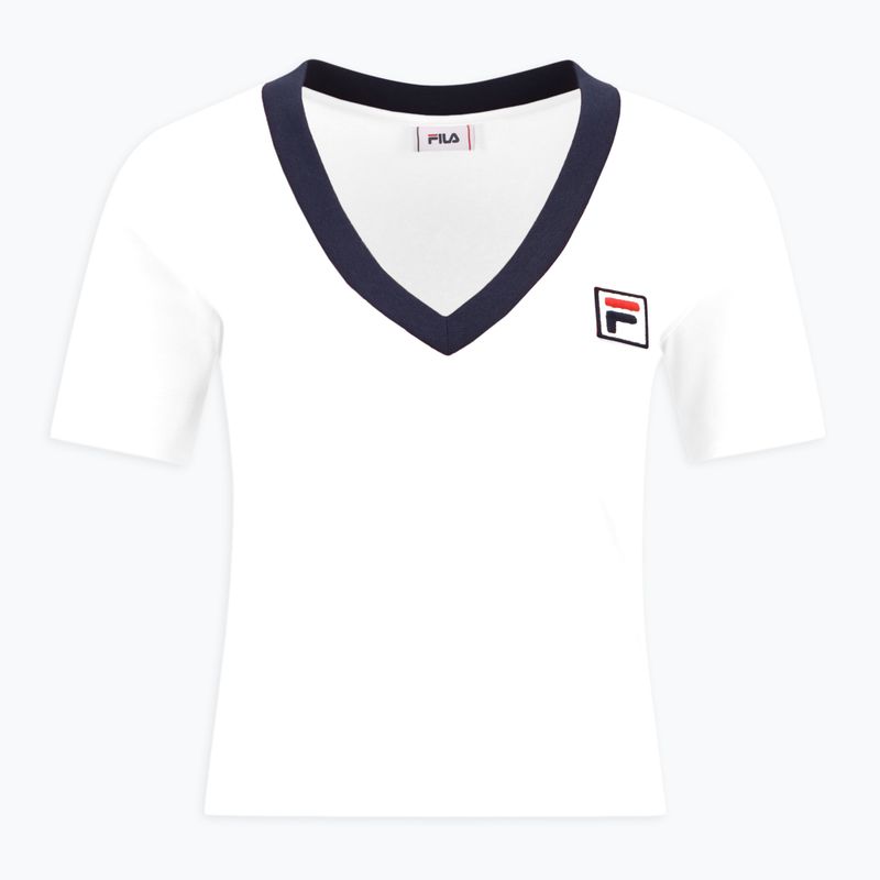 Дамска тениска FILA Ludhiana bright white 5