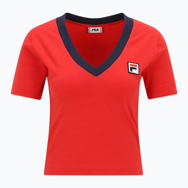 Дамска тениска FILA Ludhiana true red 5