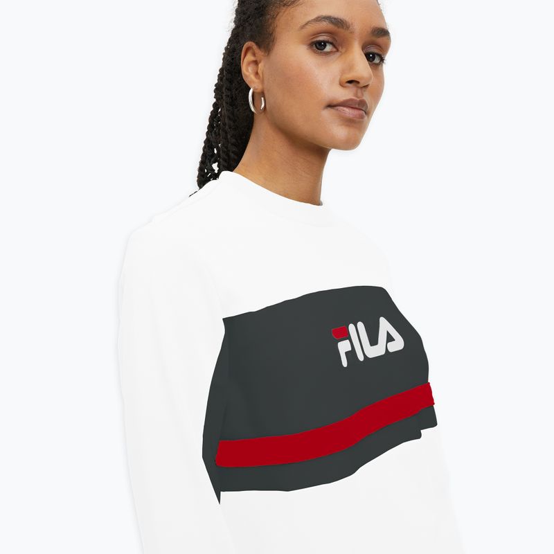 Дамски суитшърт FILA Lishui bright white/black 4