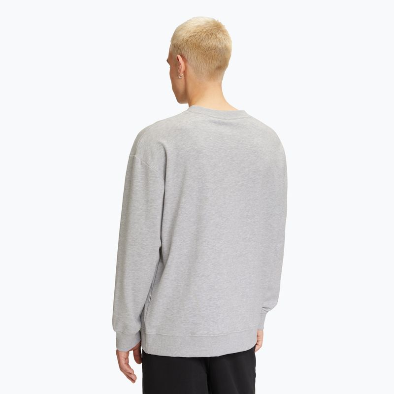 Мъжки суитшърт FILA Lahti Crew light grey melange 3