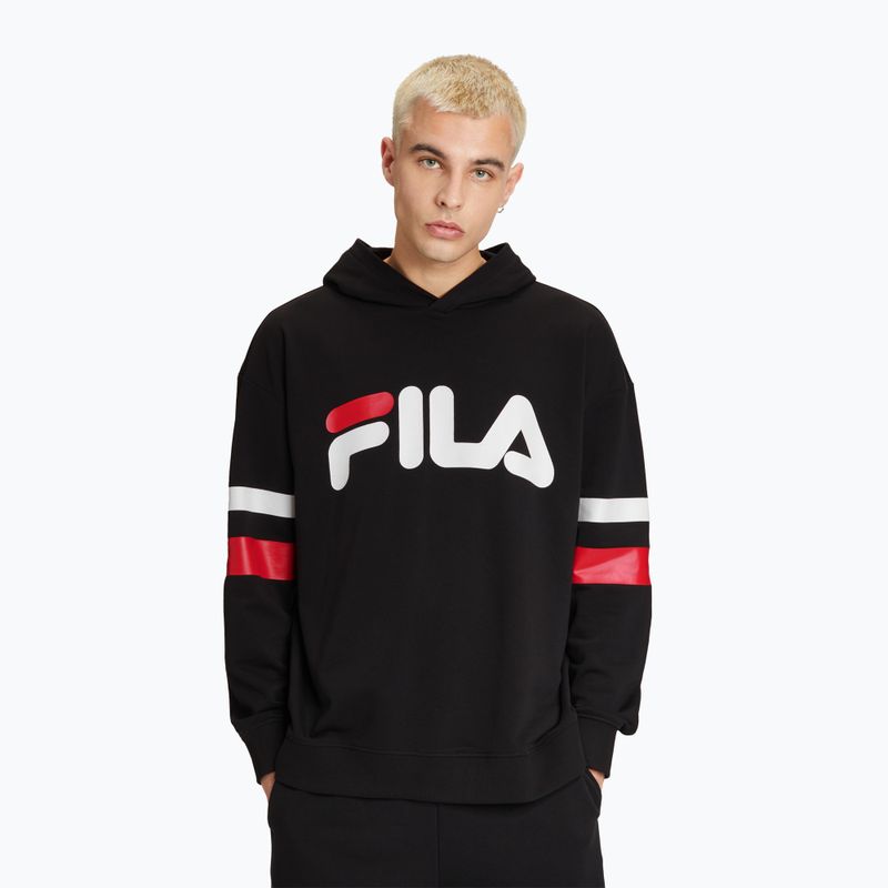 Мъжки FILA Luohe Oversized Hoody black