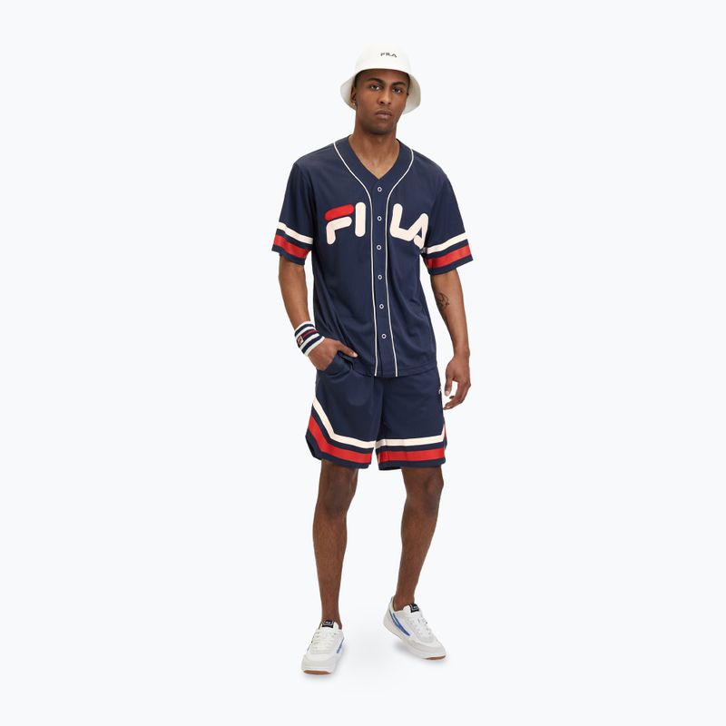 Мъжки къси панталони FILA Lashio Baseball black iris 2
