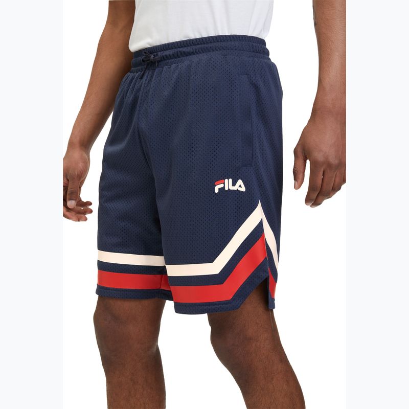 Мъжки къси панталони FILA Lashio Baseball black iris 4