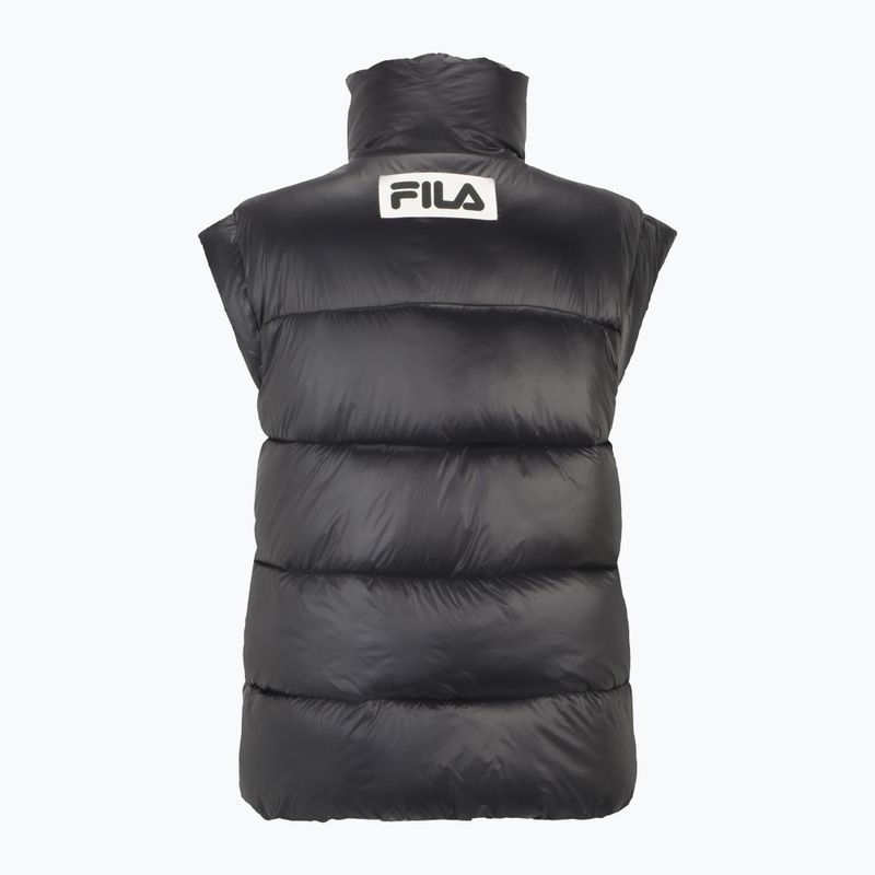 Дамски елек FILA Luzk Long Puffer Vest black 2