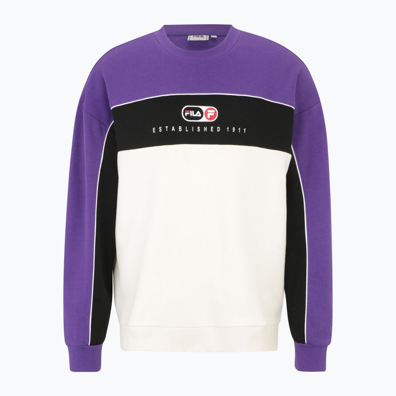 Мъжки суитшърт FILA La Paz Crew hellotrope/antique white/ black