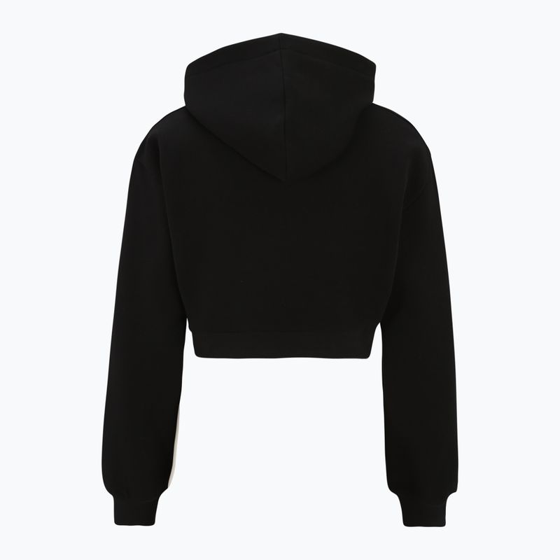 Дамски суитшърт FILA Lapalisse Cropped Hoody black 2