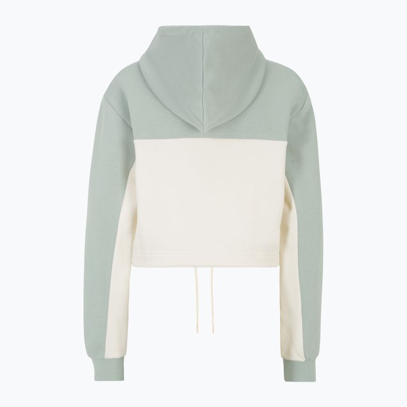 Дамски суитшърт FILA Laagna Blocked Hoody jade/antique white 2